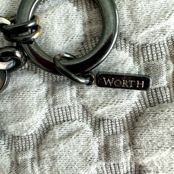 Worth Collection Gunmetal chain belt with lobster claw closure Length 39” - Picture 5 of 6